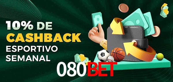 10% de bônus de cashback na 080bet